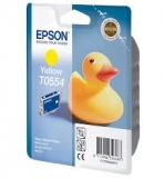 Оригинальный картридж Epson T0554 желтый картридж C13T05544010