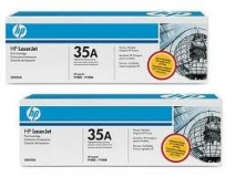 Оригинальный картридж HP CB435AD (Сдвоенная упаковка чёрных картр. CB435A)