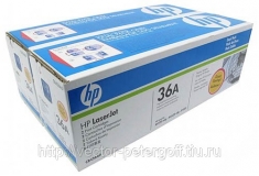 Оригинальный картридж HP CB436AF (Сдвоенная упаковка чёрных картр. CB436A)