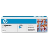 Оригинальный картридж HP CC531A голубой картридж