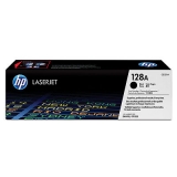 Оригинальный картридж HP CE320A чёрный картридж