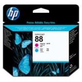 Оригинальный картридж HP C9382A пурпурная и голубая печатающая головка №88